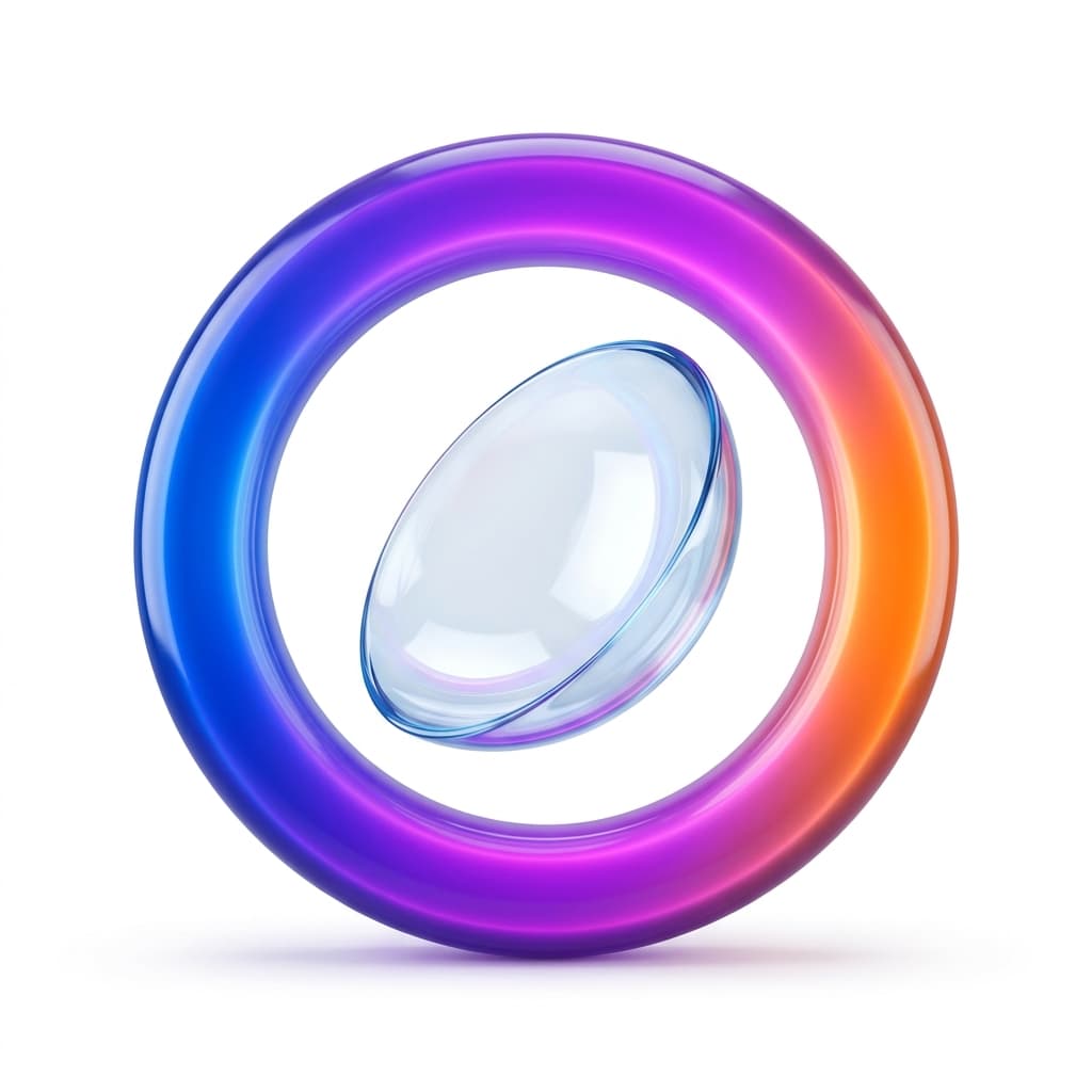 Contact Lenses 3D icon