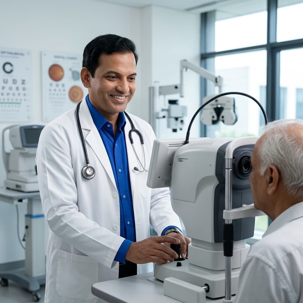 Ophthalmic Diagnostic Center at Sangam Eye Hospital Gorakhpur